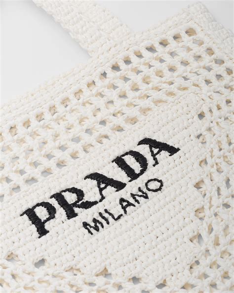 Gehäkelte Prada Brique Tasche